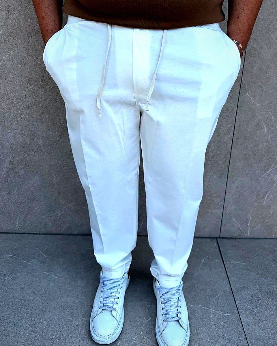Pantalaccio Punto Milano bianco