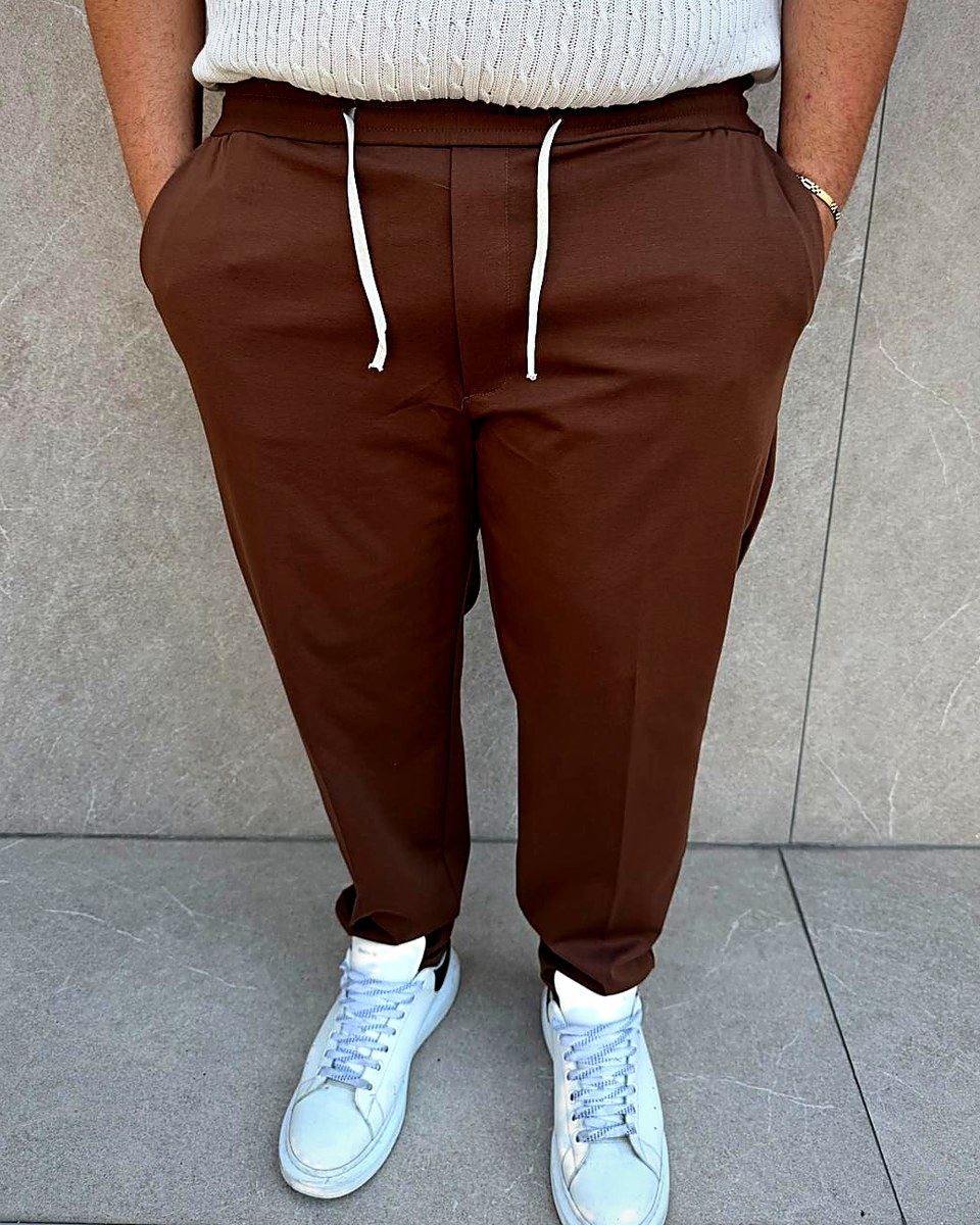 Pantalaccio Punto Milano marrone